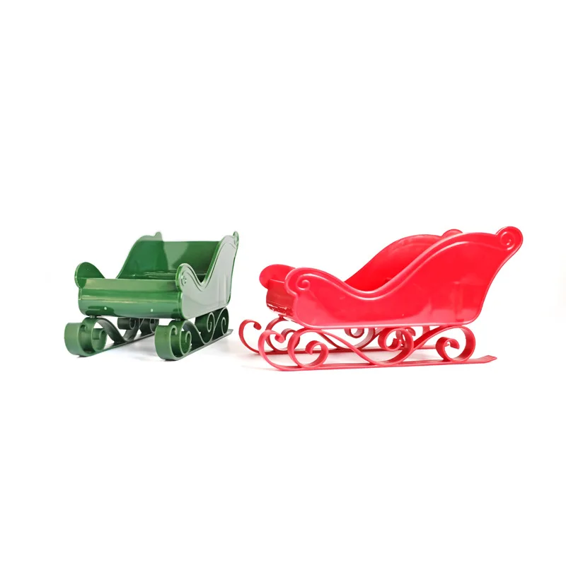 Nutcracker Figurine - Mini Cute Sleigh Ornament for Office
