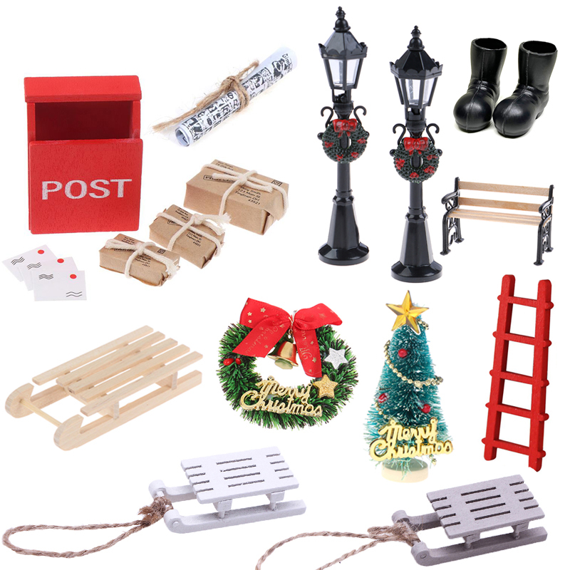 Nutcracker Figurine - 1PCS Miniature Christmas Mini Hanging Xmas