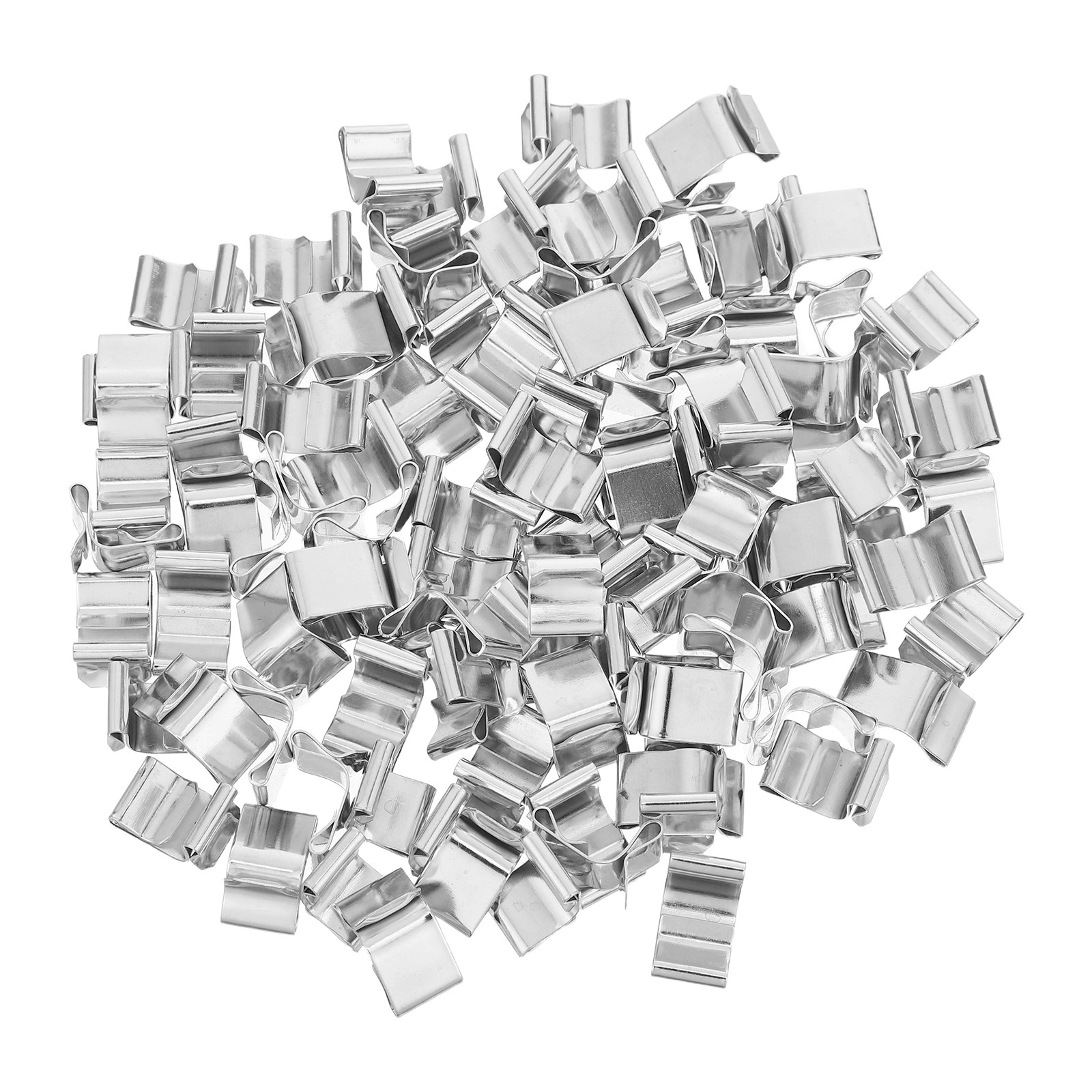 100Pcs Rustproof Metal Gutter  - Christmas Lights Outdoor ulasan dan harga