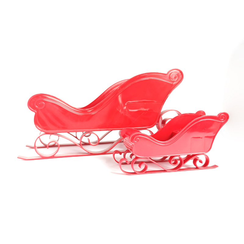Mini Cute Sleigh Ornament for  - Nutcracker Figurine ulasan dan harga