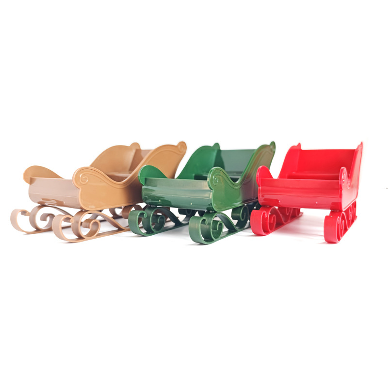 Mini Cute Sleigh Ornament for  - Nutcracker Figurine ulasan dan harga