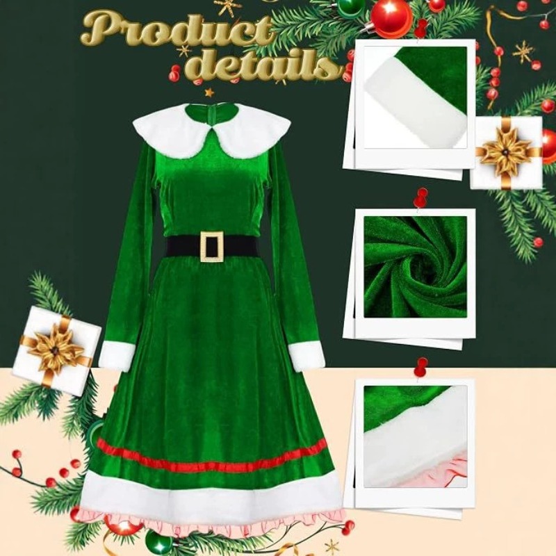 Women Christmas Elf Costume Se - Elf Costume Christmas ulasan dan harga