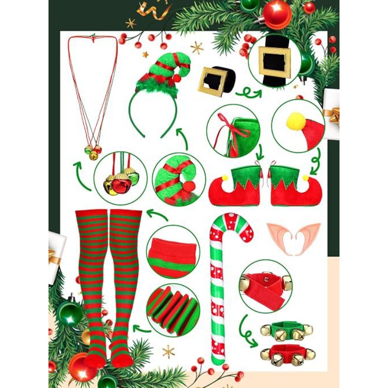 Women Christmas Elf Costume Se - Elf Costume Christmas ulasan dan harga