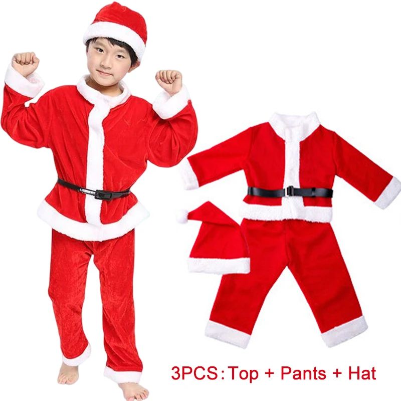 New Year Kids Santa Claus Cost - Elf Costume Christmas ulasan dan harga
