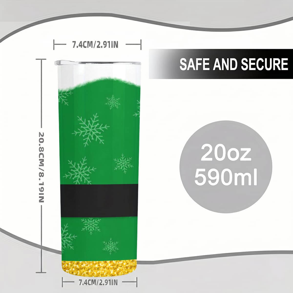 1pc 20oz Green Elf Costume Sno - Elf Costume Christmas ulasan dan harga